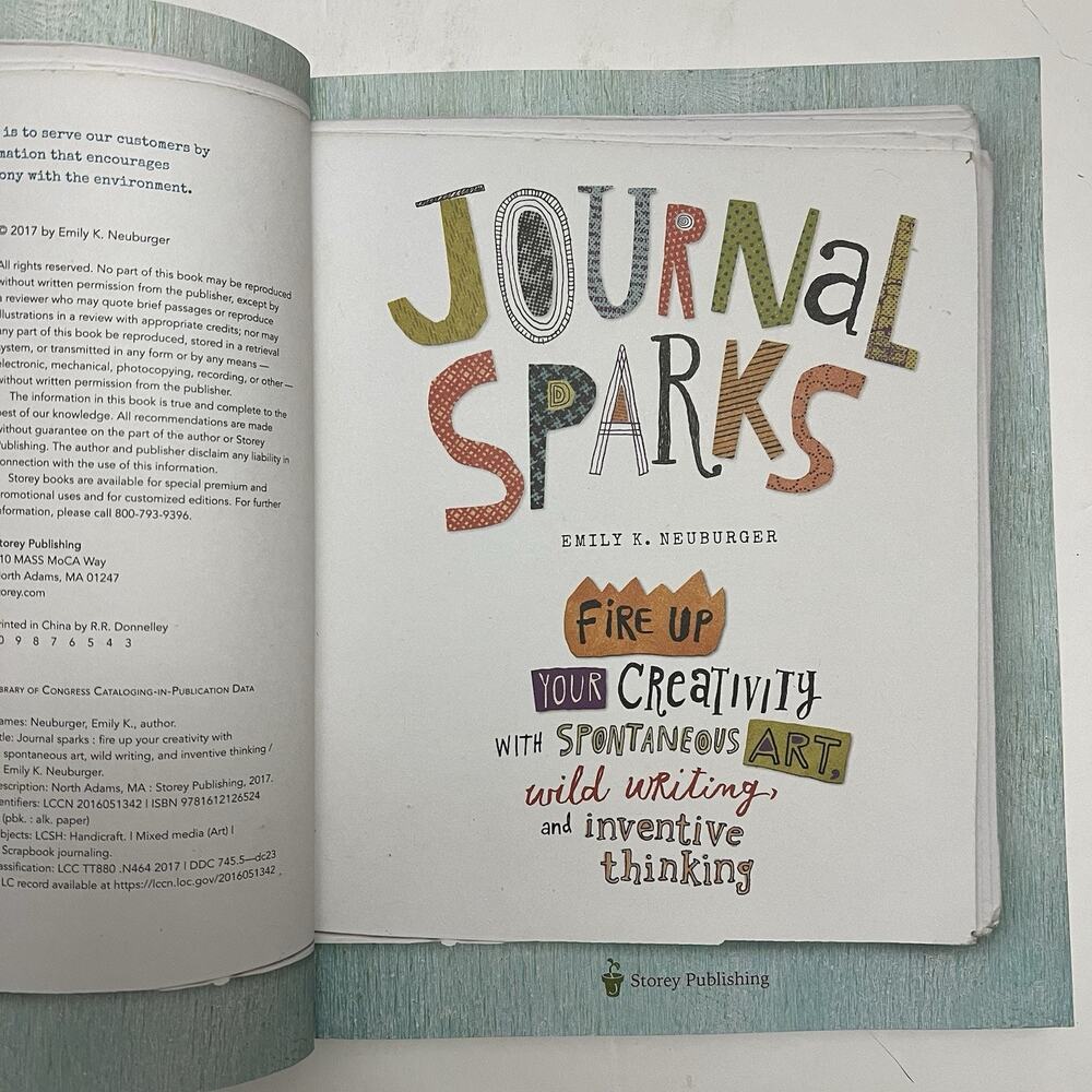 Journal Sparks Fire Up Your Creativity With Spontaneous Art Wild Writing - Picture 3 of 14